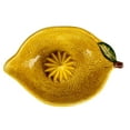 thumbnail image 4 of Creative Co-Op Countryside Citrus Stoneware Lemon Juicer, Multicolor, 4 of 10