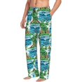 thumbnail image 6 of Honiee Hawaii Palms for men - a sleek fusion of Straight Pajama Pants, versatile Lounge Pants, and cozy Sleepwear, all rolled into one-XX-Large, 6 of 6
