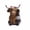 C, variant on Solar Powered Highland Cow Garden Statue 10.5 Inch Resin LED Outdoor Ornament for Patio Yard Flower Bed Decor