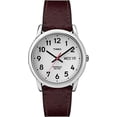 thumbnail image 1 of Reloj Timex Easy Reader TW2R56100 Correa Cuero 35 mm Plateado/Café Hombre, 1 of 2