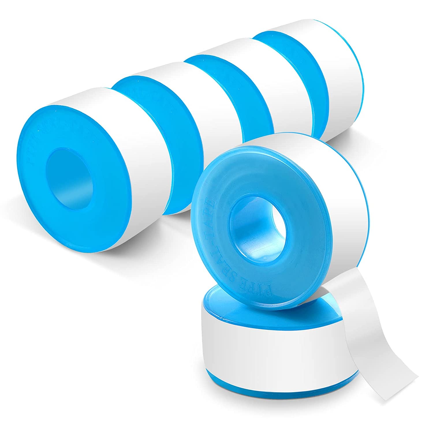 6 Rolls PTFE Plumbers Tape Teflon Tape Plumbing Tape Thread Seal Tape