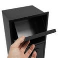 thumbnail image 6 of Rectangle Bathroom Trash Can Tilt Out Trash Bin Cabinet Hidden Trash Can Black, 6 of 17