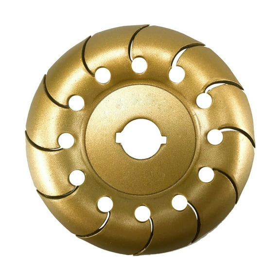 12-Tooth Angle Grinder Wood Carving Disc – 16-Hole Stainless Steel Tool for Tea Tray & Detail Crafting (9.5cm)