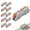 10, variant on Universal Quick Lever Electrical Wire Connectors,Wire Connectors Press,1 in 1 Out Quick Connect Electrical Terminals,for All Cable Types (20)