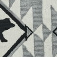 thumbnail image 3 of Park Designs Southwestern Rustic Silver Hooked Indoor Rug Runner 2' x 6', 3 of 5