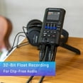 thumbnail image 3 of Zoom R4 MultiTrak 32-Bit Float Recorder with Stereo Bouncing Bundle With Zoom ZDM-1 Podcast Dynamic Microphone, ZHP-1 Headphones, TPS-4 Tripod, Windscreen, XLR Cable, 3 of 8