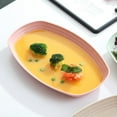 thumbnail image 3 of QUTETN Fish Platter Shatter-Resistant Rectangular Dinner Plate for Hotels and Restaurants 11.42”X7.01”X0.98”, 3 of 10