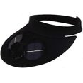 thumbnail image 1 of ZHAOCHENG Sombrero de playa con ventilador de energía solar unisex para adultos y niños, protección solar para verano, viajes, ciclismo y deportes, 1 of 5
