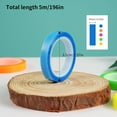 thumbnail image 4 of MAOQIAN 10 Rolls Highlighter Tape 0.3inch X 16.4ft Colored Transparent Marking Sticker Tape Adhesive for Teachers Students Reading Home Office(10 Colors), 4 of 6