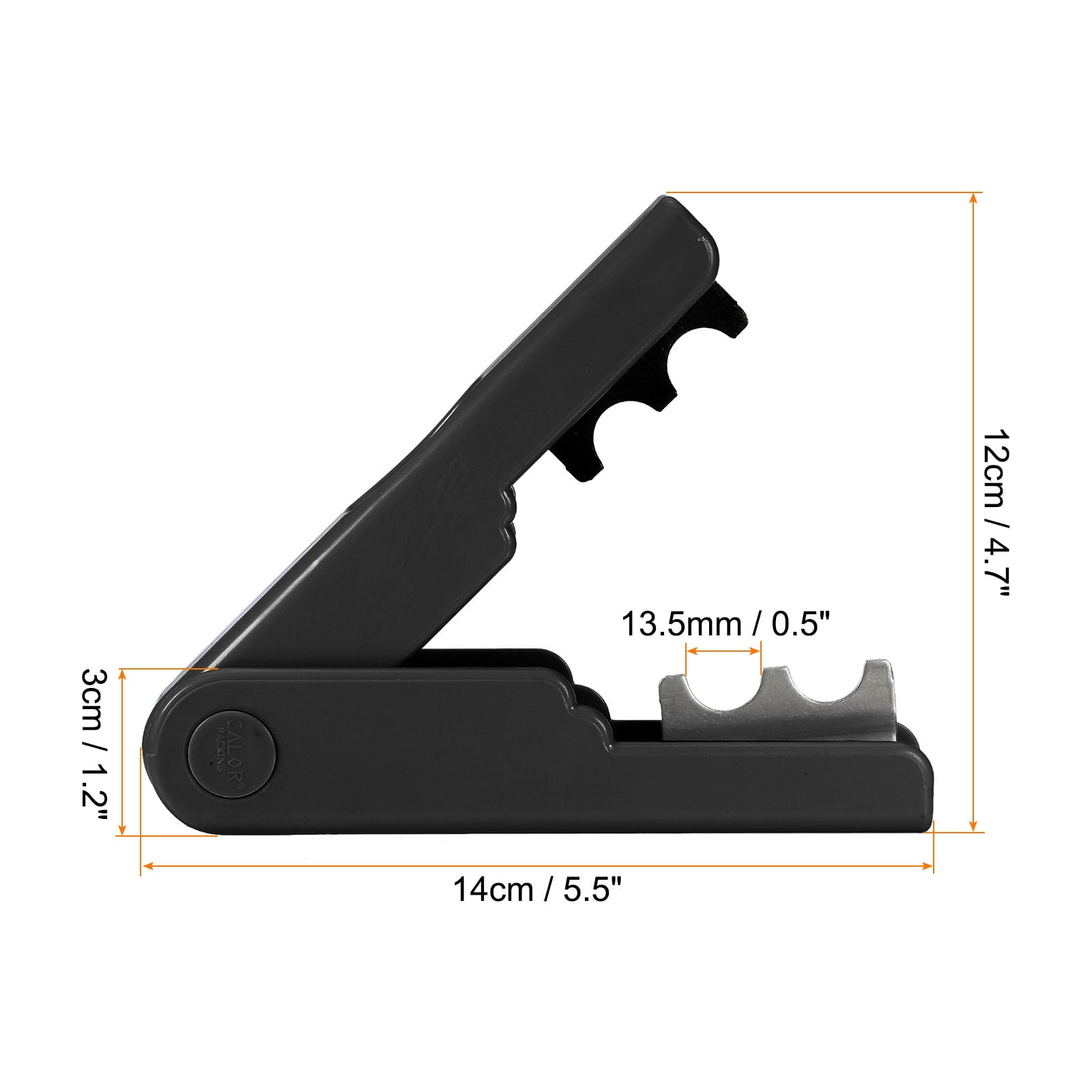 Uxcell Rose Thorn Stripper Tool Thorn Remover Tools Rose Cleaner Leaf Steam Thorn Stripper Tool Black