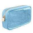 thumbnail image 1 of Compact Makeup Organizer Transparent Cosmetic Bag Waterproof Makeup Pouch for Home Travel, 1 of 8