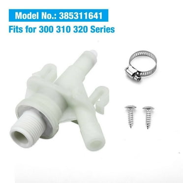 385311641 Plastic Water Valve Kit For RV Camper Trailer Toilet Water Valve Dometic 300 310 320 Series Flush Toilet
