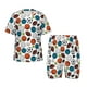thumbnail image 1 of Balery Color Balls Conjunto de Pijama Infantil de Manga Corta con Estampado – Ropa de Dormir de Algodón Suave-Medium, 1 of 5