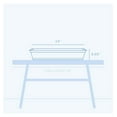 thumbnail image 4 of 24in Dura Cotta Window Box - Terra Cotta Planter for Home & Garden - DCBT24-46 - Classic Design - Outdoor Decor - Porch & Deck Planter, 4 of 7