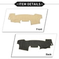 thumbnail image 5 of Dash Cover Compatible for Toyota RAV4 2001-2012, Non-Slip Polyester Silicone Beige Center Console Dashboard Cover Mat Pad Carpet, 5 of 6