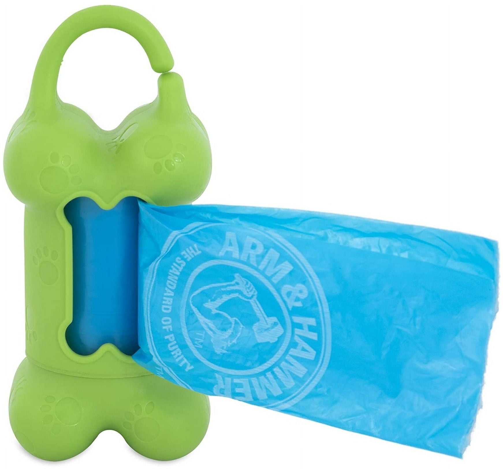 Arm and Hammer Waste Bag Bone Dispenser Assorted Colors [Dog Poop Bags, Dog Supplies] 6 count