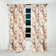 thumbnail image 5 of Designart "Vintage Inspired Floral Patterns V" Plants Room Darkening Curtain Single Panel, 5 of 6