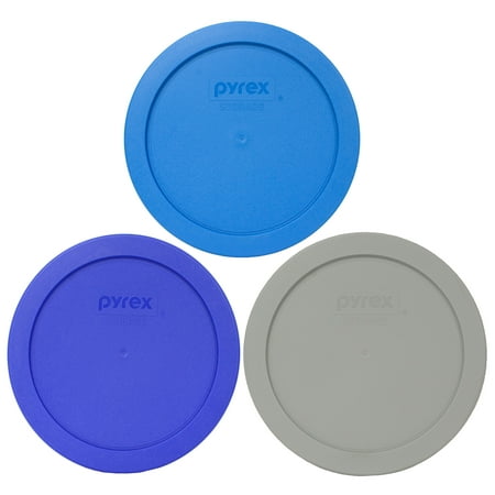 

Pyrex 7201-PC Marine Blue 7201-PC Jet Gray 7201-PC Sapphire Blue Food Storage Replacement Lid Covers