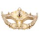 thumbnail image 1 of Máscara de Cosplay, máscara de Mardi Gras, máscara de ojos, accesorios de disfraz, máscara de media cara para carnaval de disfraces de club oro Fernando Antifaz de mascarada, 1 of 8