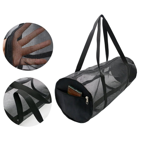 Large Mesh Duffels Bag Scubas Diving Snorkel Tote Water Equipment with Zipper