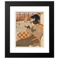 thumbnail image 2 of Georges de Feure 15x18 Black Modern Framed Museum Art Print Titled - New Year's Wish from Octave Uzanne for the Year 1897 (1896), 2 of 5