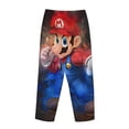 thumbnail image 3 of Lsque Mario Print Women's Pajama Pants, Lounge Pant - Comfortable Home Wear,Elastic Waistband, Stylish Design-Medium, 3 of 9