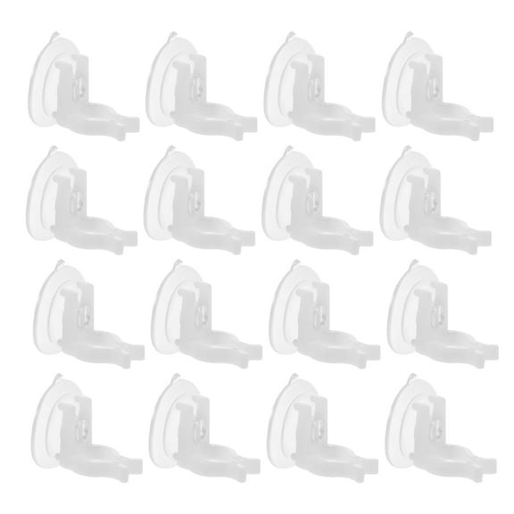 OATIPHO Window Candle Holder Clamps Reusable Transparent 15pcs
