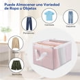 thumbnail image 3 of Organizador de Ropa 4 PCS, Cajas Organizadoras para Clósets Apilables, Organizador de Cajones para Ropa Transparente, para Camisas, Pantalones, Bermuda, 3 of 4