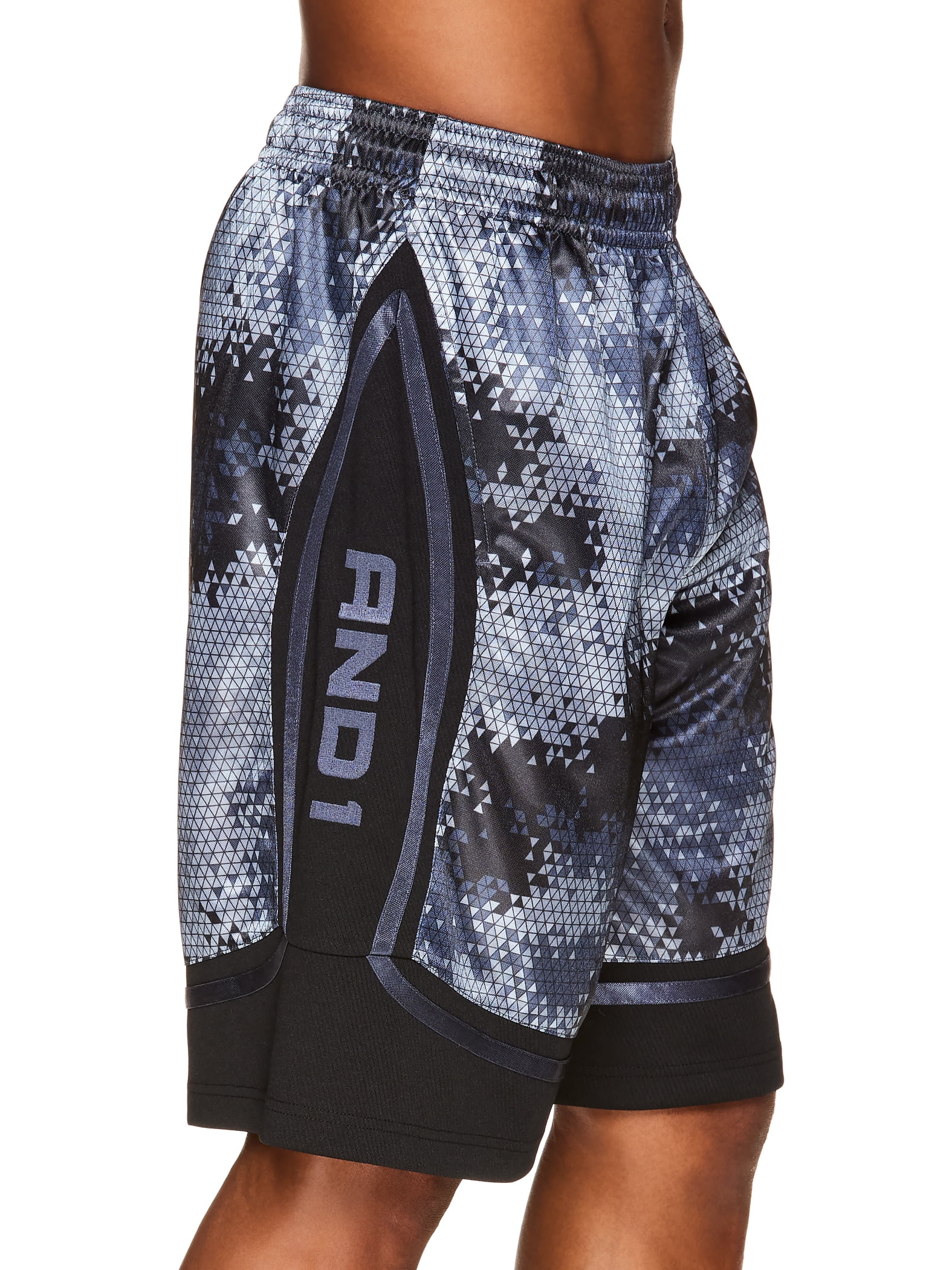AND1 Men's and Big Men's Active Core 11" Home Court Basketball Shorts
