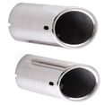 thumbnail image 4 of koolsoo Car Chrome Stainless Steel Exhaust Rear Tail Pipe Tip Pretector Cover Fit, 4 of 8