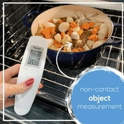 Beurer Non-Contact Infrared Thermometer, Large Illuminated Display, 60 Memory Spaces, FT90