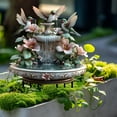 thumbnail image 6 of XIBUFE 2 Packs Acrylic Hummingbird Garden Statue,Water Feature Outdoor Decor for Yard,Patio,Flower Bed, 6 of 6
