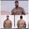 thumbnail image 1 of Camiseta de algodón para hombre y mujer, camisa holgada de gran tamaño, estilo deportivo, para gimnasio y Fitness, verano, 2023 xuanjing unisex, 1 of 2