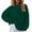 Green, variant on Womens Oversized Round Neck Pullover Knit Sweater Soft Warm Casual Fall Winter Everyday Wear Comfortable Outfit
