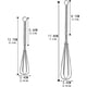 thumbnail image 2 of BEMS-2 PCS Batidor de cocina de acero inoxidable, batidor de cocina Mini alambre, 2 of 5