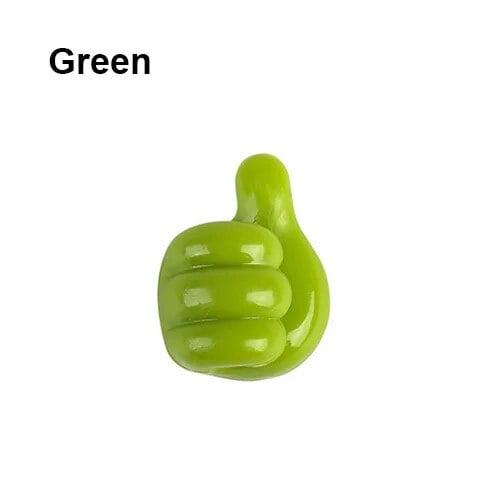 5/10/20 piezas de ganchos de silicona para pared con forma de pulgar, clip para cable, organizador de escritorio, cepillo de almacenamiento, adhesivos de pared, artículos útiles para el hogar