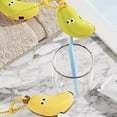 thumbnail image 5 of SENIURIS 2Pcs Banana Toothbrush Cover with Toothpaste Dispenser, Fun Toothbrush Protector Travel Cap Brush Pod Case. (2 Yellow), 5 of 6