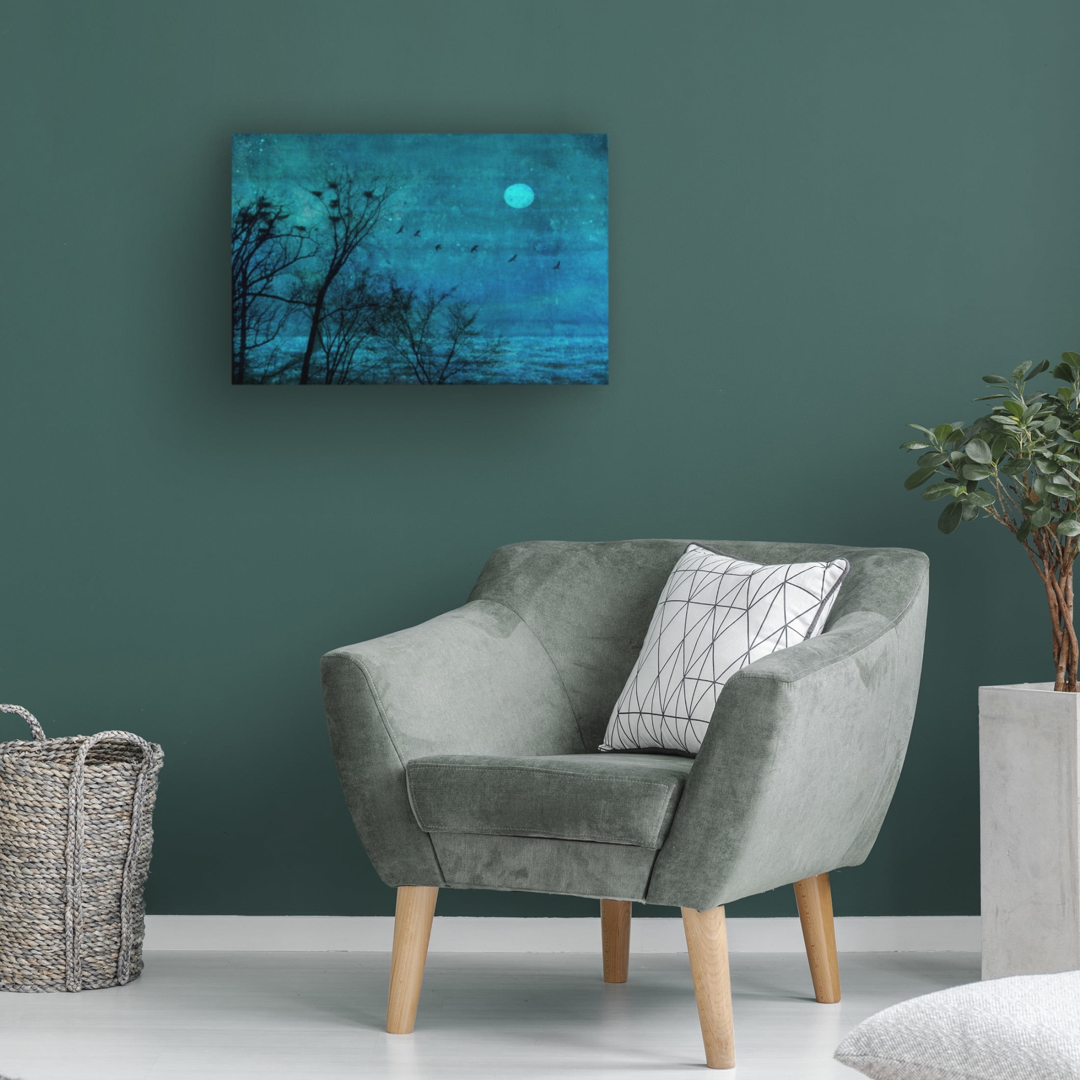 Canvas Wall Art - Nel Talen 'Birds Of Passage' Wall Art for Living Room, Bedroom, or Office Décor by Trademark Fine Art - 47 x 30 Inches
