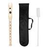 Regalos de instrumentos musicales de clarinete de estilo alemán de tono alto de 8 agujeros de madera de melocotón Likrtyny Deportes al aire libre Salida diaria Juego de fiesta