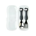 thumbnail image 1 of Tableware Cartoon Toddler Utensil Sets with Stainless Steel Flatware for Kids Safe Home Kitchen and Restaurant Use, 1 of 4