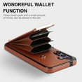 thumbnail image 2 of Decase Wallet Case for Samsung Galaxy S24 Plus,Luxury PU Leather Anti-Scratch Shockproof Cover Magnetic Clasp Ultra Slim Women Men Case Purse Credit Card Holder Slots,for Galaxy S24 Plus - Brown, 2 of 7