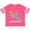 Football Pink and White, variant on Inktastic Huntington Beach California Boys or Girls Toddler T-Shirt