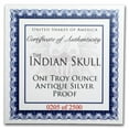 thumbnail image 3 of 1 oz Silver Antique Round - United Snakes Series (Indian Skull), 3 of 3
