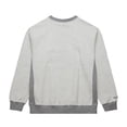 thumbnail image 3 of Men's Mitchell & Ness Heather Gray Seattle SuperSonics Hardwood Classics Vintage Logo Pullover Sweatshirt, 3 of 3