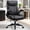 Black, variant on COOLHUT Big and Tall Office Chair 500LBS Wide Seat Ergonomic Computer Desk Chair, High Back Executive PU Leather Chair, Adjustable Armrest and Lumbar Back Support Office Chair, Brown
