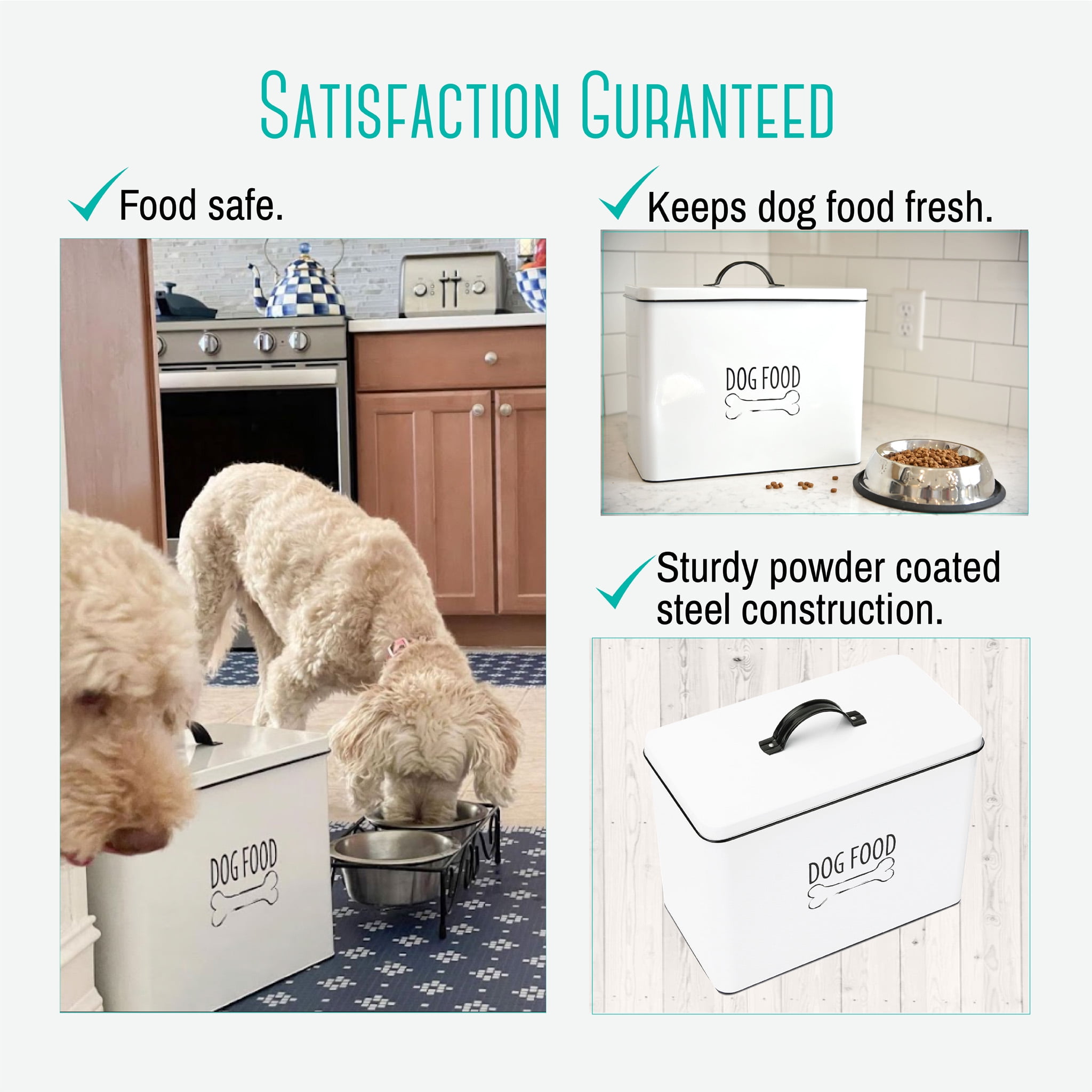 Farmhouse dog food container 2025