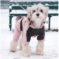 thumbnail image 7 of Pet Apparel, Hooded 4-Leg Dog Winter Coat, Fleece Lined Warm Full Body Suit for Small Medium Dogs, Adjustable Cold Weather Pet Clothing with Zipper, 7 of 7