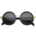 thumbnail image 4 of Unisex Round Sunglasses With UV400 Protected Mirrored Lens 9888, 4 of 4