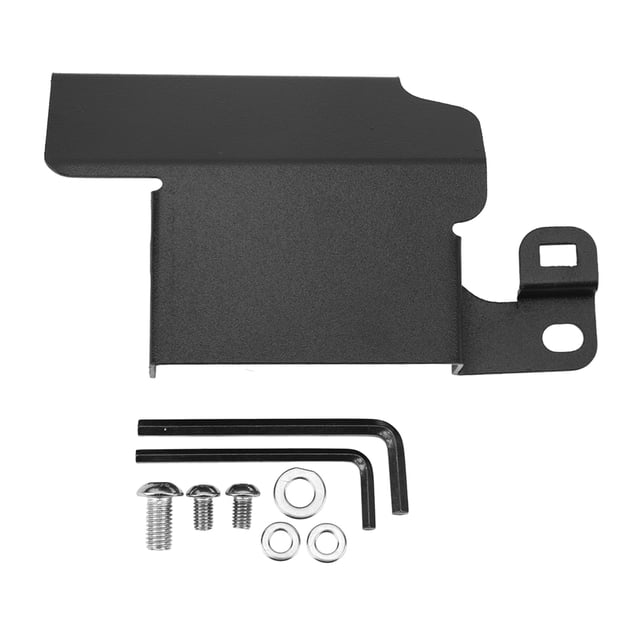 Boost Solenoid Cover, Solenoid Valve Texture Powder Coated Aluminum High Strength For Vehicles Black