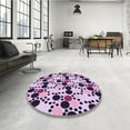 thumbnail image 3 of Ahgly Company Indoor Rectangle Patterned Blossom Pink Area Rugs, 2' x 4', 3 of 6